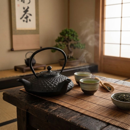 Lacor cast iron teapot - Black - Capacity 0.7 Liters