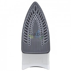Plancha de vapor 2200W, suela con revestimiento cerámico rojo, planchado sin arrugas