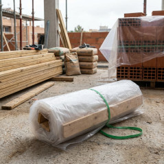 Pellicola protettiva traslucida in polietilene incolore 2 x 10 metri