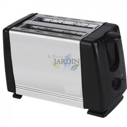 Grille-pain 2 tranches en acier inoxydable de 700 W