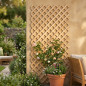 Panel de Celosia de Madera Sin Marco 100x200 cm | Cuadros 4,5 cm | Celosia Decorativa Jardin | Decoracion de Ambientes