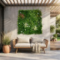 Jardim Vertical Selva 100x100 cm | Planta Artificial | Decoração de Parede Interna/Externa | Jardins Verticais
