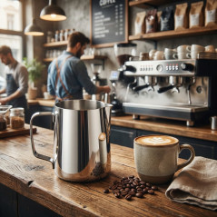 Lechera Classic, acero INOX, Plateado - Capacidad 2 Litros.