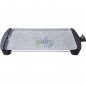 Plancha Electrique Grill 2000W, revêtement antiadhésif en pierre, thermostat réglable, 65x30 cm