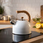 Lacor Whistling Kettle, Stainless Steel, Silver - 3 Liters