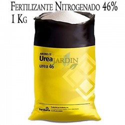Urea hydrosoluble foliaire 46% (N) 1 Kg. Engrais azote pour l'irrigation et les traitements des feuilles