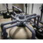 8-armiger PVC-Kollektorkopf Ø 50–63 mm | 1"-Anschluss | Kollektor für Poolfilter- und Filtrationssysteme