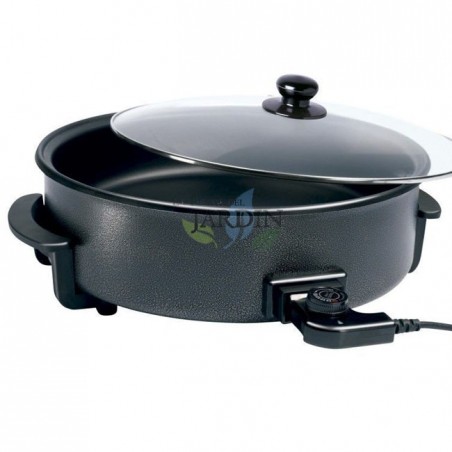 Paella Elettrica 42 x 7 cm 1500W. Rivestimento in Teflon Antiaderente. Temperatura fino a 250º C