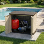 Caseta Elevada Depuración Piscinas: Filtro de Arena Star Plus 600mm con Válvula Lateral 1 1/2 + Bomba Silen 1 HP