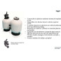 M-3000 Blow Filter | 480 mm Diameter with Side Valve | 9000 L/H Flow Rate | 2.5 Bar Maximum Pressure