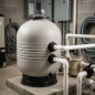M-3000 Blasfilter | 480 mm Durchmesser mit Seitenventil | Durchflussrate: 9000 l/h | Maximaler Druck: 2,5 bar M-3000 Blasfilter | 480 mm Durchmesser mit Seitenventil | Durchflussrate: 9000 l/h | Maximaler Druck: 2,5 bar