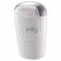 Moulin à café, pour un café savoureux, capacité de 70 grammes, couteau en inox, blanc Moulin à café, pour un café savoureux, capacité de 70 grammes, couteau en inox, blanc