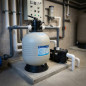 Filtro Soplado M-3000 | Diametro 560 mm con Valvula Superior | Caudal 12000 L/H | Presion Maxima 2,5 Bar