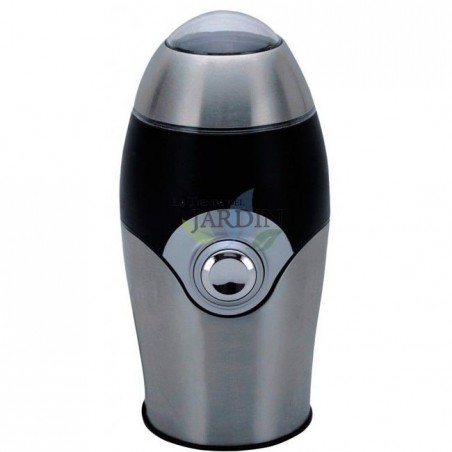 Moedor de café em aço inoxidável de 50g, compacto e eficiente, perfeito para moer grãos frescos em segundos
