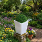 Sphère décorative Jasmin 38 cm | Intérieur et extérieur | Aspect végétal naturel | Élégant | Accessoire décoratif
