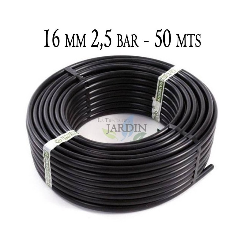 Tuberia Polietileno 16mm | Tuberia Agricola 16mm 2,5 bar 50 metros | Tuberia Riego 16mm | Manguera de riego 16 mm Tuberia Polietileno 16mm | Tuberia Agricola 16mm 2,5 bar 50 metros | Tuberia Riego 16mm | Manguera de riego 16 mm