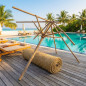 Manto de Esparto 1,9 m para Sombrillas de Jardin, Piscina y Playa | Ocultacion Natural | Proteccion Solar y Sombra Fresca