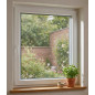 Mosquiteiro 80 x 300 cm | Tela de janela preta | Mosquiteiro cortável | Repelente de mosquitos 120 g/m2