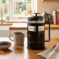 Cafetière française inox 6 tasses Lacor - Capacité 0,8 litres