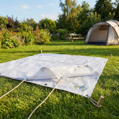 Tenda rinforzata bianca 3 x 4 metri 90 gr/m2 con occhielli