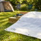 Tenda rinforzata bianca 3 x 5 metri 90 gr/m2 con occhielli