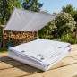 Toldo branco reforçado 4 x 6 metros 90 gr/m2 com ilhós