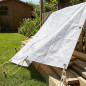 Toldo branco reforçado 3 x 4 metros 90 gr/m2 com ilhós