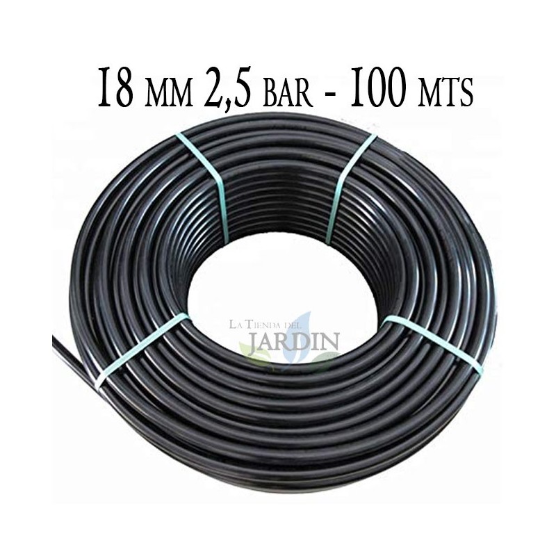 Tube Polyéthylène 18mm | Tube Agricole 18mm 2,5 bar 100 mètres | Tube d'irrigation 18mm | Tuyau d'irrigation 18 mm. Tube Polyéthylène 18mm | Tube Agricole 18mm 2,5 bar 100 mètres | Tube d'irrigation 18mm | Tuyau d'irrigation 18 mm.