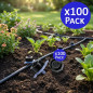 Removable turbulent irrigation dripper 16 liters/hour (Pack 100)