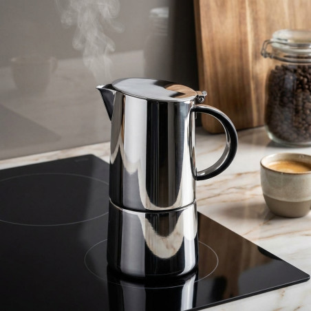 Express Moka Kaffeemaschine - 6 Tassen (310 ml) Lacor.