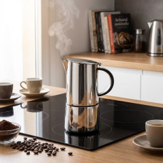 Cafetera Profesional Lacor | Cafetera Italiana 4 Tazas 200ml Inducción | Cafetera Espress Mokka | Para todo tipo de cocinas