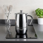 Cafetera Profesional Inox Luxe Lacor | Cafetera Italiana 4 Tazas Inducción | Cafetera Espresso | Apta para todo tipo de cocinas