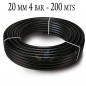 Agricultural Polyethylene Pipe 20mm 4 bar 200mt black Agricultural Polyethylene Pipe 20mm 4 bar 200mt black