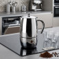 Lacor Express Luxe Kaffeemaschine aus Edelstahl - 4 Tassen.