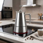 Máquina de café expresso Lacor Hyperluxe em aço inoxidável - 6 xícaras