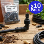 Set di 10 Gomito irrigazione a goccia 16mm x 1/2'' Set di 10 Gomito irrigazione a goccia 16mm x 1/2''