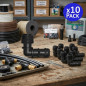 Set di 10 Gomito irrigazione a goccia 16mm x 3/4''