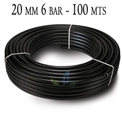 Tube Polyéthylène 20mm | Tube Agricole 20mm 6 bar 100 mètres | Tube d'irrigation 20mm | Tuyau d'irrigation 20 mm.