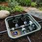 Sistema di Irrigazione Automatica a 2 Zone con Programmatore ELC401 + Elettrovalvole Rain Bird HV 1'' 24v