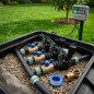 Gartenbewässerungsset mit 3 Zonen mit Magnetventil Rain Bird HV 1'' 9V