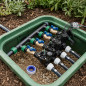 Sistema di Irrigazione Automatica a 4 Zone con Elettrovalvola Rain Bird HV 1'' 24v