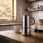 Cafetera Profesional Lacor | Cafetera Italiana 6 Tazas 310ml Inducción | Cafetera Espress Mokka | Para todo tipo de cocinas