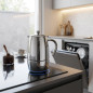 Cafetera Profesional Inox Luxe Lacor | Cafetera Italiana 6 Tazas Inducción | Cafetera Espresso | Apta para todo tipo de cocinas