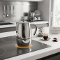 Lacor Express Luxe Kaffeemaschine aus Edelstahl - 6 Tassen.