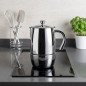 Lacor Express Luxe stainless steel coffee maker - 4 cups.
