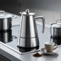 Lacor Hyperluxe Express-Kaffeemaschine aus Edelstahl – 6 Tassen