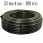 Agricultural Polyethylene Pipe 25mm 4 bar 100mt black Agricultural Polyethylene Pipe 25mm 4 bar 100mt black