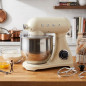 Robot Batteur Patisserie avec Fouet, Batteur, Crochet, Bol d'Acier Inoxydable 8L, 6 Vitesses Faible Bruit Patisserie, Romo