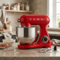 Robot Batteur Patisserie avec Fouet, Batteur, Crochet, Bol d'Acier Inoxydable 8L, 6 Vitesses Faible Bruit Patisserie, Romo
