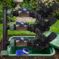 Sistema de irrigação automática de jardim de 3 zonas com controlador ESP 9V e válvulas solenoides Rain Bird HV 1" 9V Sistema de irrigação automática de jardim de 3 zonas com controlador ESP 9V e válvulas solenoides Rain Bird HV 1" 9V